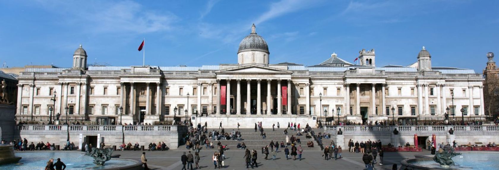 A National Gallery em Londres tem uma das melhores coleções de pinturas da Europa Ocidental do mundo