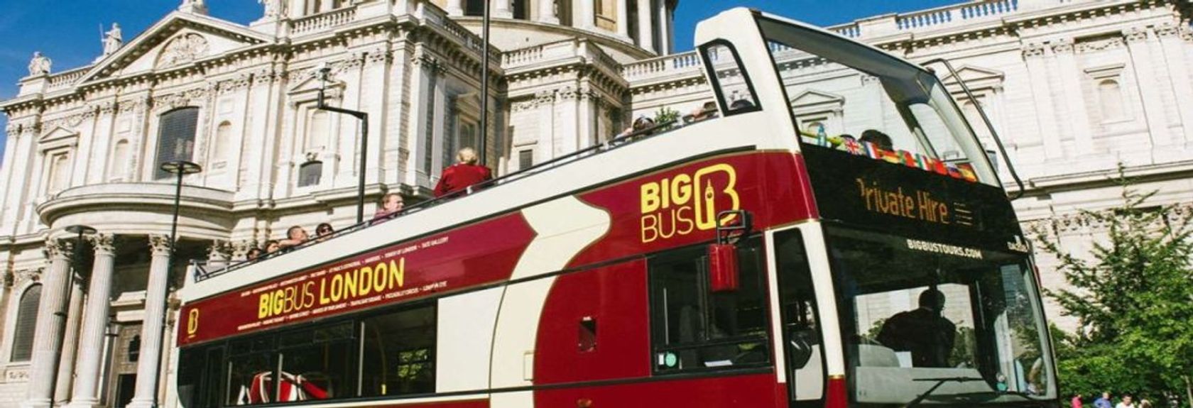 Os ônibus hop-on hop-off da Big Bus London são a maneira ideal de ver de forma rápida e fácil todos os destaques de Londres